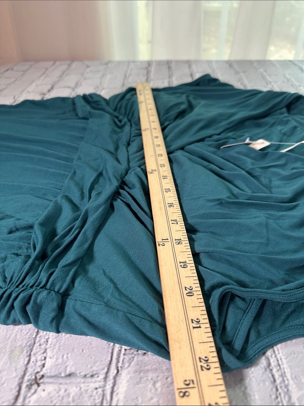 Soma Serenity Short Bra Dress Deep Teal Women’s size XXL NEW Built in Bra - Picture 9 of 13